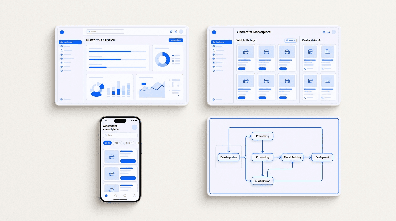 Selected product work — platforms, apps, and systems delivered for real users