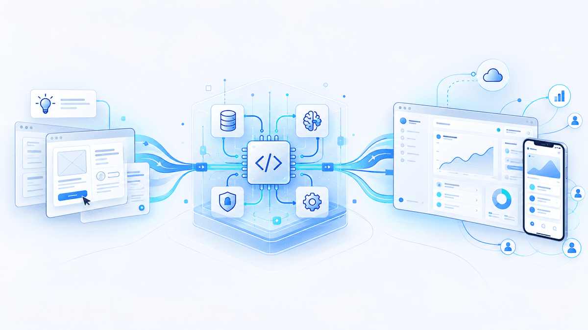 AI-native product engineering — cloud, APIs, apps, and delivery systems connected