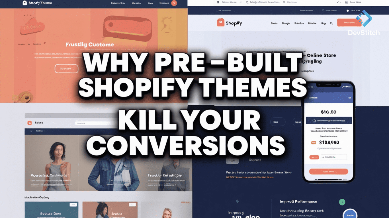 How Pre-Built Shopify Themes Slow your Conversions in 2025