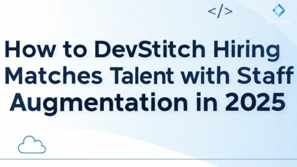 DevStitch Matches Talent